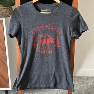 Eddie Bauer short sleeve t-shirt, medium, dark grey